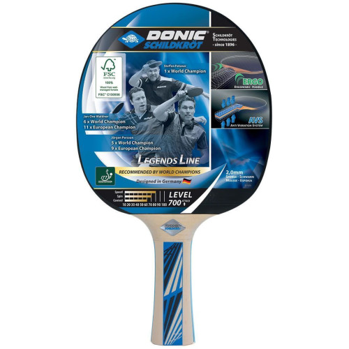 Ракетка для настольного тенниса  Donic Legend 700 FSC Set (1 ракетка+чехол+3 мяч) - фото №3